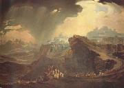 John Martin Joshua Ordering the Sun to Stop in its Course (mk10) oil painting on canvas